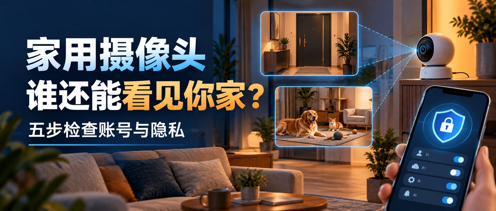摄像头能看家，也可能拍进你的生活：装好后请检查这5处场景示意